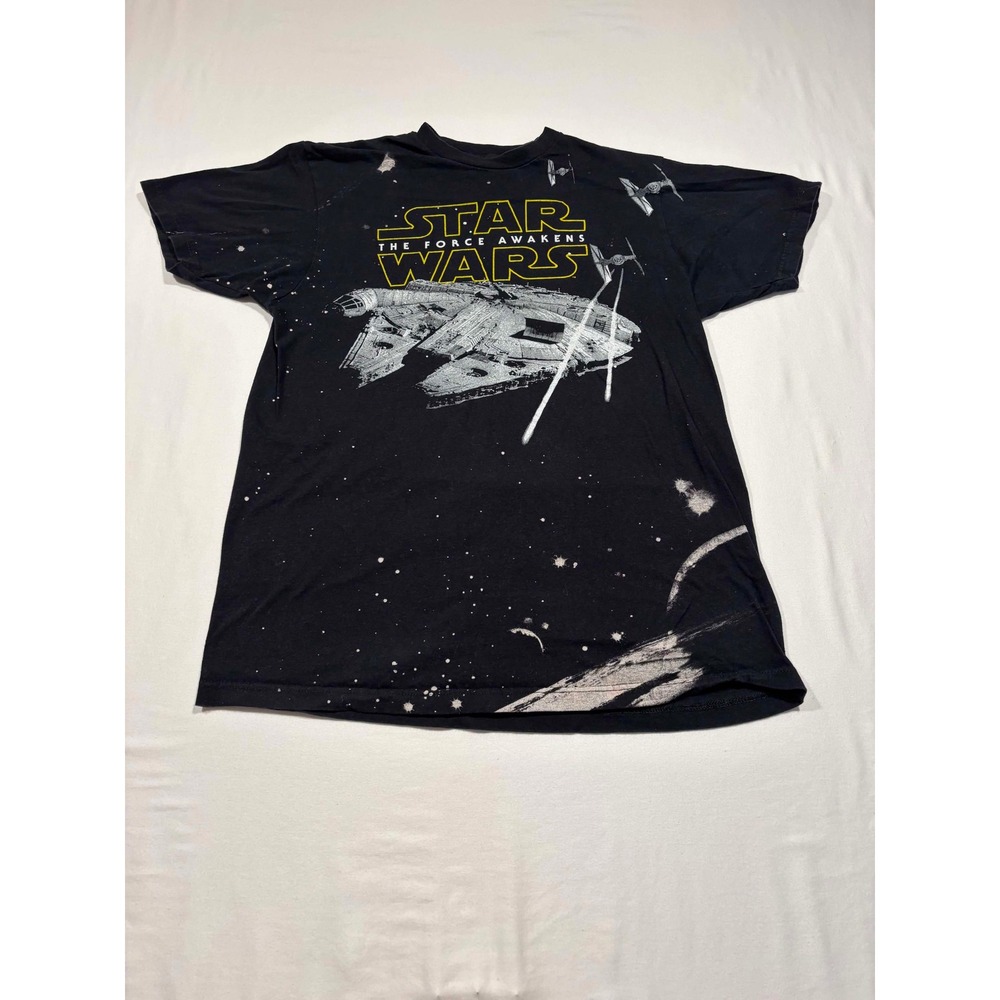 Star Wars The Force Awakens Millennium Falcon Shirt Fifth Sun Black Mens Medium